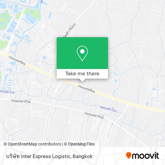 บริษัท Inter Express Logistic map