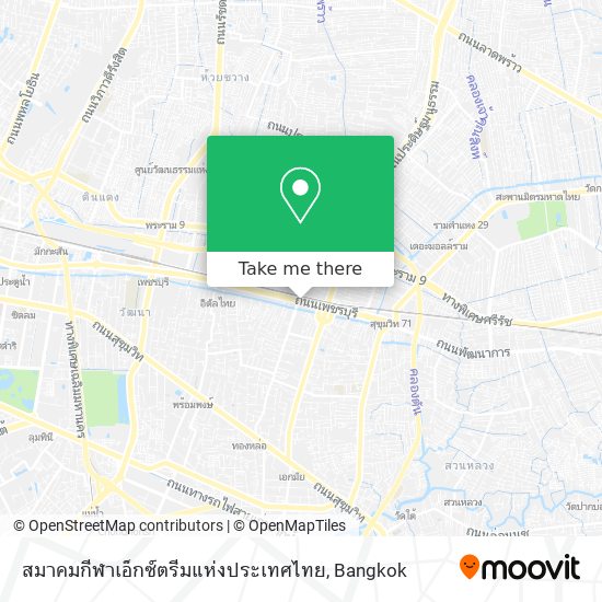 สมาคมกีฬาเอ็กซ์ตรีมแห่งประเทศไทย map