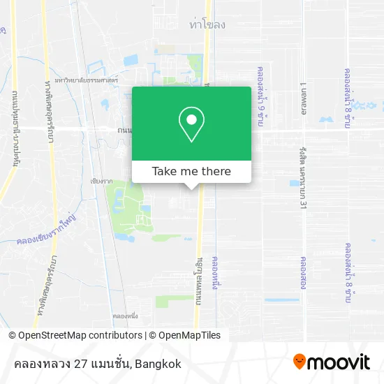 คลองหลวง 27 แมนชั่น map