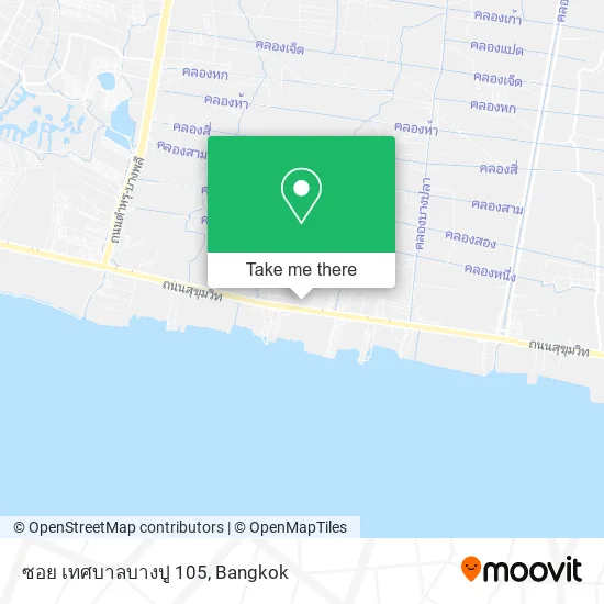 ซอย เทศบาลบางปู 105 map