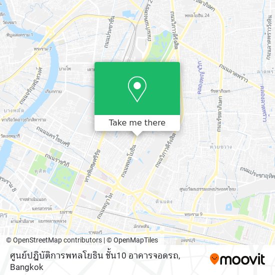 ศูนย์ปฏิบัติการพหลโยธิน ชั้น10 อาคารจอดรถ map