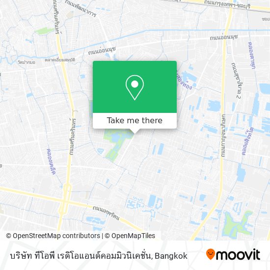 บริษัท ทีโอพี เรดิโอแอนด์คอมมิวนิเคชั่น map