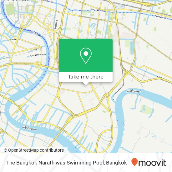 The Bangkok Narathiwas Swimming Pool map