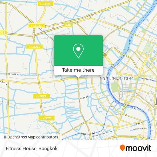 Fitness House map