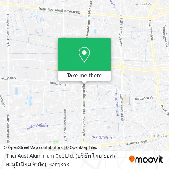Thai-Aust Aluminium Co., Ltd. (บริษัท ไทย-ออสท์ อะลูมิเนียม จำกัด) map