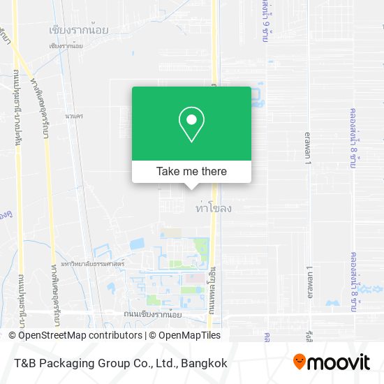 T&B Packaging Group Co., Ltd. map