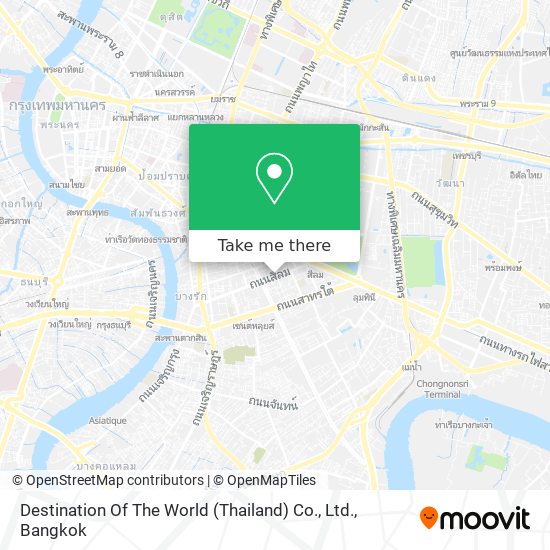 Destination Of The World (Thailand) Co., Ltd. map