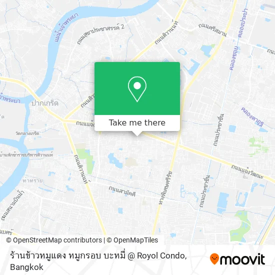 ร้านข้าวหมูแดง หมูกรอบ บะหมี่ @ Royol Condo map