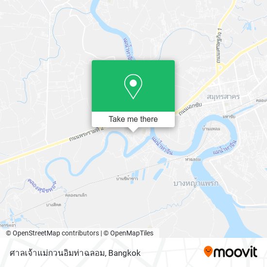 ศาลเจ้าแม่กวนอิมท่าฉลอม map