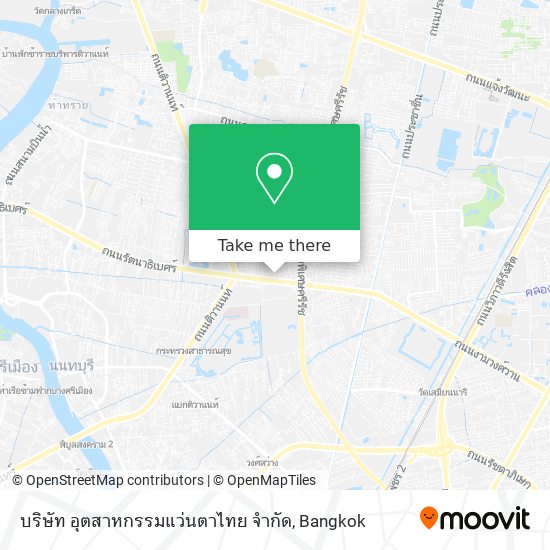 บริษัท อุตสาหกรรมแว่นตาไทย จำกัด map