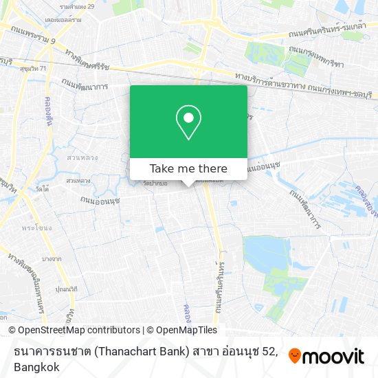 ธนาคารธนชาต (Thanachart Bank) สาขา อ่อนนุช 52 map