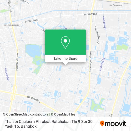 Thaisoi Chaloem Phrakiat Ratchakan Thi 9 Soi 30 Yaek 16 map