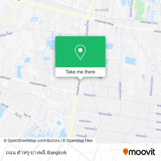 ถนน ตำหรุ-บางพลี map