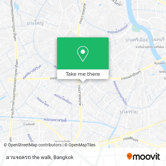 ลานจอดรถ the walk map