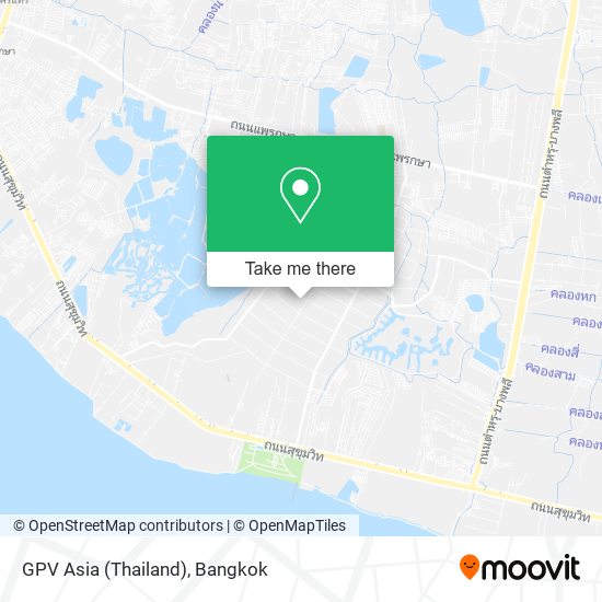 GPV Asia (Thailand) map