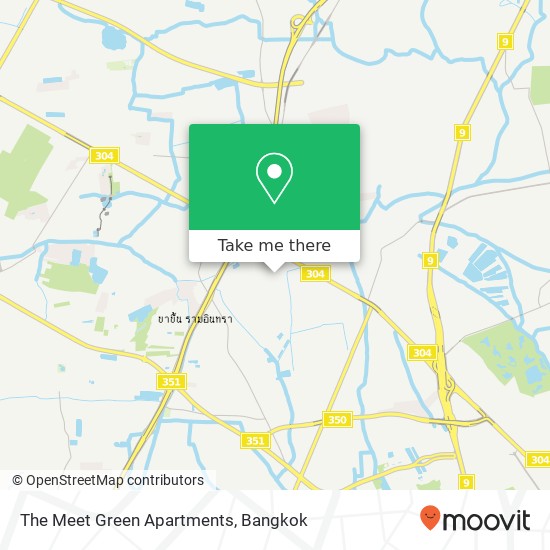 The Meet Green Apartments map