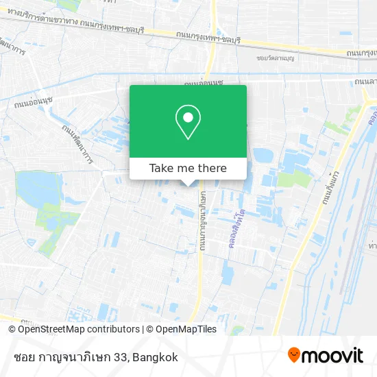 ซอย กาญจนาภิเษก 33 map