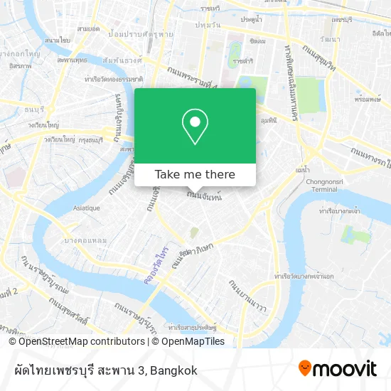 ผัดไทยเพชรบุรี  สะพาน 3 map