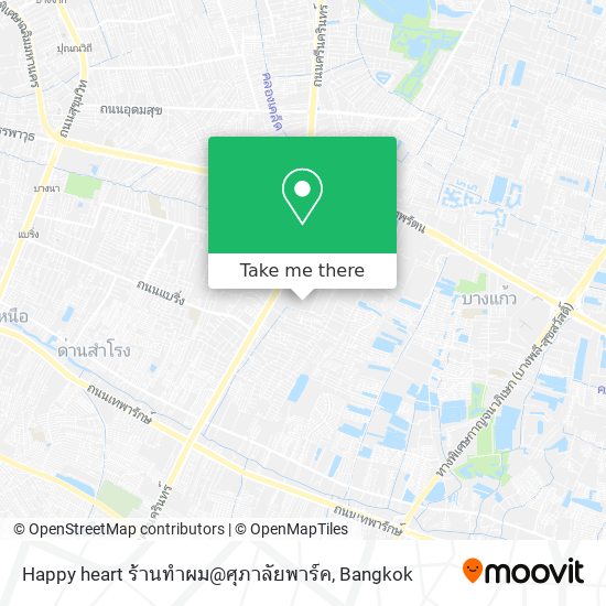 Happy heart ร้านทำผม@ศุภาลัยพาร์ค map