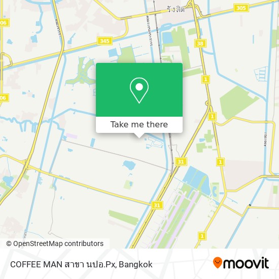 COFFEE MAN สาขา  นปอ.Px map