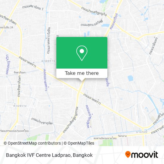 Bangkok IVF Centre Ladprao map