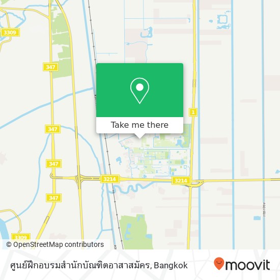 ศูนย์ฝึกอบรมสำนักบัณฑิตอาสาสมัคร map