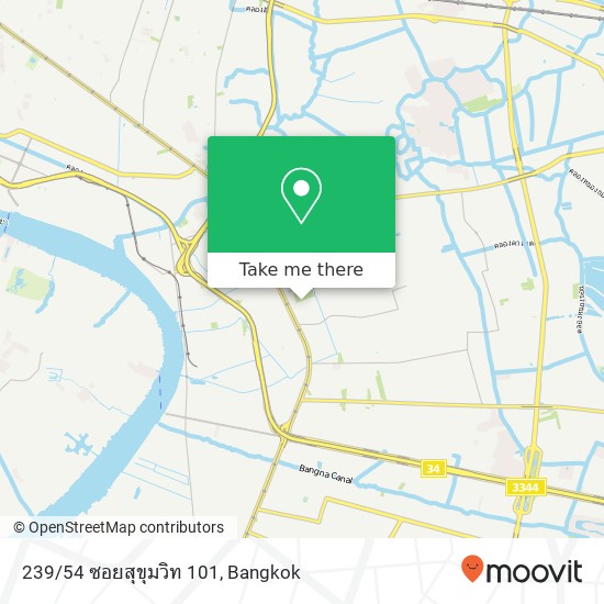 239/54 ซอยสุขุมวิท 101 map