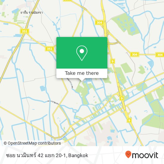 ซอย นวมินทร์ 42 แยก 20-1 map