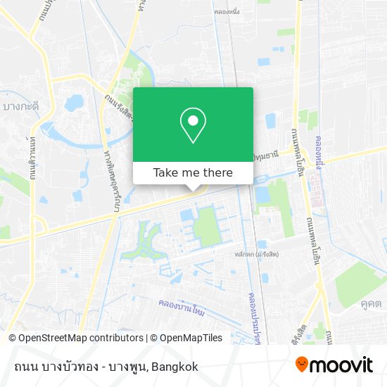 ถนน บางบัวทอง - บางพูน map