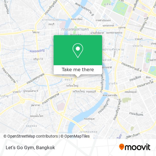 Let's Go Gym map