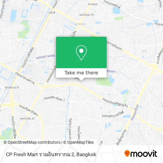 CP Fresh Mart รามอินทรากม.2 map