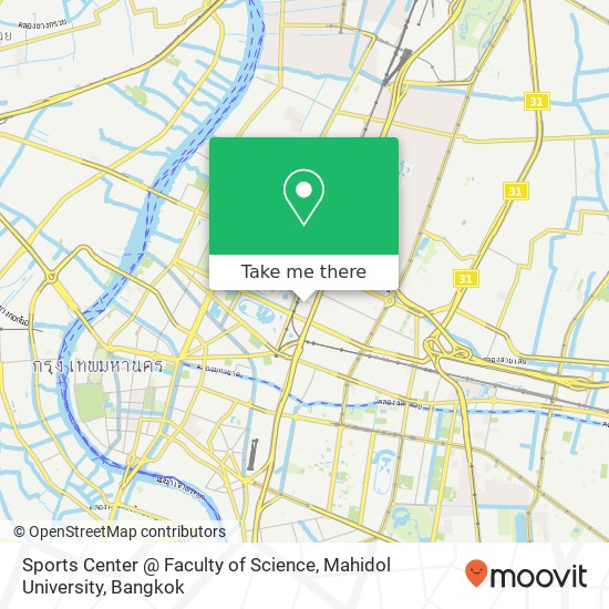 Sports Center @ Faculty of Science, Mahidol University map