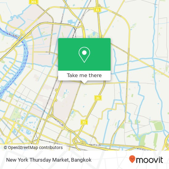 New York Thursday Market map