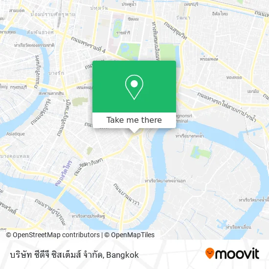 บริษัท ซีดีจี ซิสเต็มส์ จำกัด map