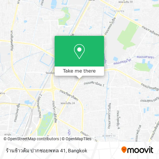 ร้านข้าวต้ม ปากซอยพหล 41 map