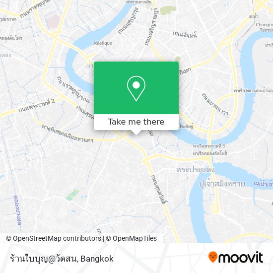 ร้านใบบุญ@วัดสน map