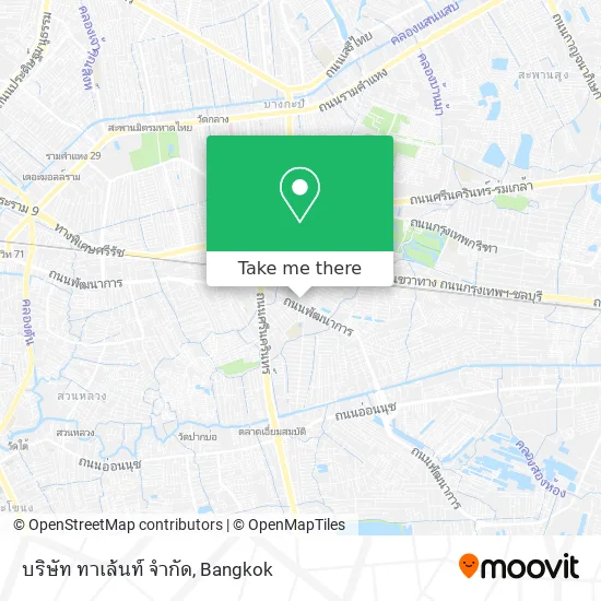บริษัท ทาเล้นท์ จำกัด map