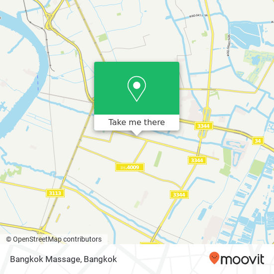 Bangkok Massage map