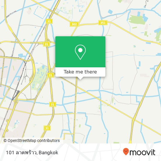 101 ลาดพร้าว map