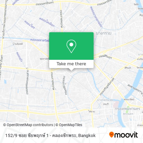 152 / 9 ซอย ชัยพฤกษ์ 1 - คลองชักพระ map