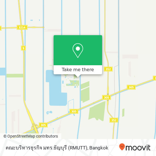 คณะบริหารธุรกิจ มทร.ธัญบุรี (RMUTT) map