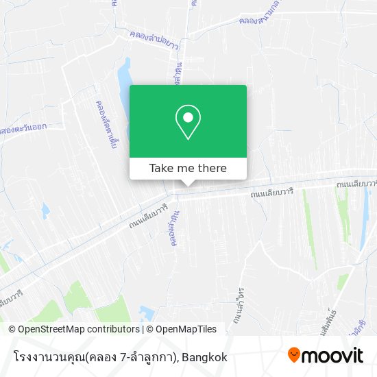 โรงงานวนคุณ(คลอง 7-ลำลูกกา) map