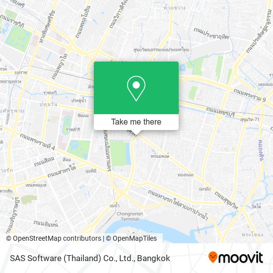 SAS Software (Thailand) Co., Ltd. map