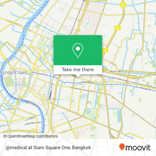 @medical at Siam Square One map