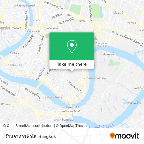 ร้านอาหารฟ้าใส map