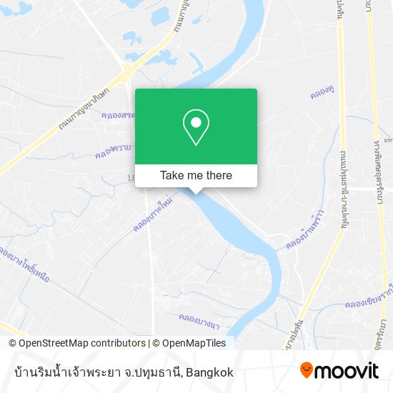 บ้านริมน้ำเจ้าพระยา จ.ปทุมธานี map