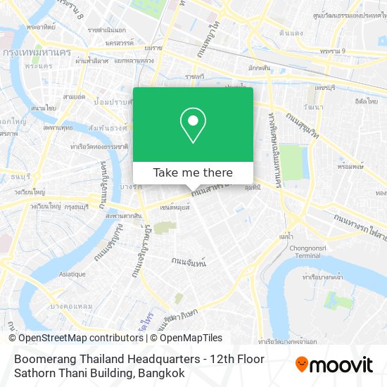 Boomerang Thailand Headquarters - 12th Floor Sathorn Thani Building map