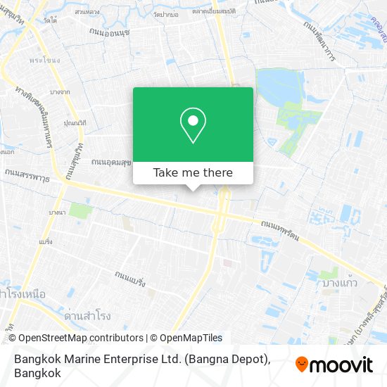 Bangkok Marine Enterprise Ltd. (Bangna Depot) map