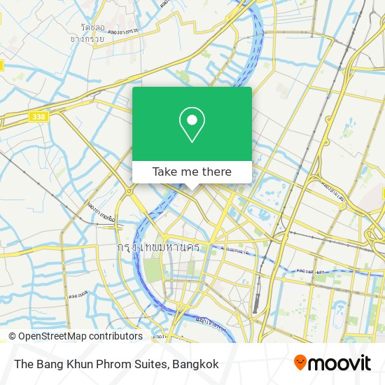 The Bang Khun Phrom Suites map