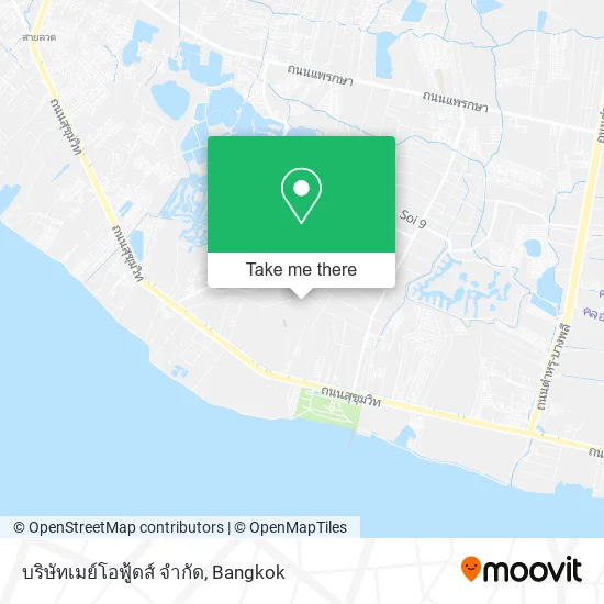 บริษัทเมย์โอฟู้ดส์ จำกัด map